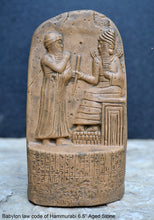 Load image into Gallery viewer, Babylon law code of Hammurabi Fragment Sculptural wall relief plaque www.Neo-Mfg.com 6.5"