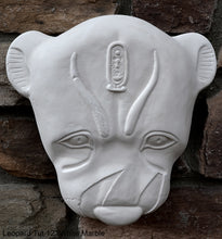 Load image into Gallery viewer, History Egyptian Leopard Tut tomb 12" sculpture wall plaque statue www.Neo-Mfg.com Museum reproduction sekhmet p15