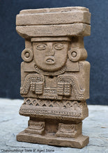 Load image into Gallery viewer, History Aztec Maya Chalchiuhtlicue Teotihuacan Stele Totem Artifact Sculpture Statue 8" Tall www.Neo-Mfg.com Museum replica