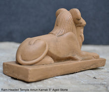 Load image into Gallery viewer, Egyptian Sphinx Ram-Headed Temple Amun Karnak Carving sculpture statue 5" www.Neo-Mfg.com