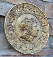 Load image into Gallery viewer, Roman Greek Alexander the Great Lysimachos Sculptural Wall relief plaque www.Neo-Mfg.com 12" c12