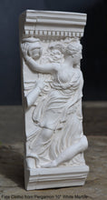 Load image into Gallery viewer, Roman Greek Fate Clotho from Pergamon Frieze Fragment Sculptural wall relief plaque www.Neo-Mfg.com 10" home decor b26