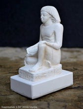 Load image into Gallery viewer, Egyptian Scribe Nakhtsebek seated sitting statue Sculpture 3.34" www.Neo-Mfg.com museum reproduction