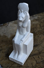 Load image into Gallery viewer, History Egyptian Goddess Sekhmet seated Sculpture Statue 7.5" www.Neo-Mfg.com Museum Replica