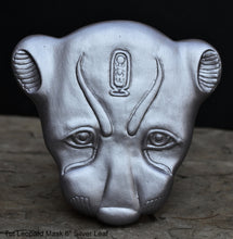 Load image into Gallery viewer, History Egyptian Leopard Mask 6" sculpture wall plaque statue www.Neo-Mfg.com Museum reproduction