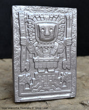 Load image into Gallery viewer, Inca Viracocha Tiwanaku Gateway sun Sculptural wall relief plaque 6" www.Neo-Mfg.com home decor k16