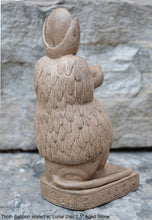 Load image into Gallery viewer, Egyptian Thoth Baboon seated w/ Lunar Disc Sculpture Statue 7.5" www.Neo-Mfg.com Museum Replica