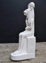 Load image into Gallery viewer, Egyptian Sekhmet seated Sculpture Statue 9" Tall www.Neo-Mfg.com