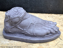 Load image into Gallery viewer, Roman Greek Foot of Hermes sculpture relief 14" www.Neo-Mfg.com