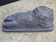 Load image into Gallery viewer, Roman Greek Foot of Hermes sculpture relief 14" www.Neo-Mfg.com