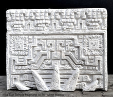 Load image into Gallery viewer, Peru Inca Mesoamerican Sun temple fragment carving Sculptural wall relief plaque 14.75" www.Neo-Mfg.com