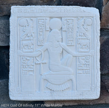 Load image into Gallery viewer, Egyptian HEH God Of Infinity Tutankhamen Fragment Plaque Wall Frieze 11" www.NEO-MFG.com