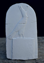 Load image into Gallery viewer, Egyptian Horus Falcon Stela Artifact Carved Sculpture Statue www.Neo-Mfg.com Wall art 8.5" Museum Reproduction g7