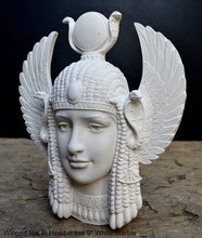 Load image into Gallery viewer, Egyptian Winged Isis in Head dress wall plaque Sculpture art 9" www.Neo-Mfg.com home decor p16