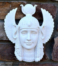 Load image into Gallery viewer, Egyptian Winged Isis in Head dress wall plaque Sculpture art 9" www.Neo-Mfg.com home decor p16
