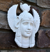 Load image into Gallery viewer, Egyptian Winged Isis in Head dress wall plaque Sculpture art 9" www.Neo-Mfg.com home decor p16