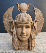 Load image into Gallery viewer, Egyptian Winged Isis in Head dress wall plaque Sculpture art 9" www.Neo-Mfg.com home decor p16