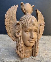 Load image into Gallery viewer, Egyptian Winged Isis in Head dress wall plaque Sculpture art 9" www.Neo-Mfg.com home decor p16