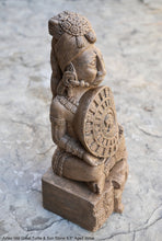 Load image into Gallery viewer, Aztec Mayan Idol Great Turtle & Sun Stone 9.5" Statue Sculpture www.Neo-Mfg.com maya