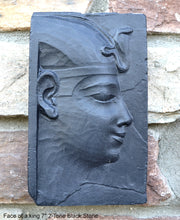 Load image into Gallery viewer, History Egyptian Stela Fragment carving Sculptural wall relief plaque www.Neo-Mfg.com 7" b29