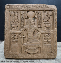 Load image into Gallery viewer, Egyptian HEH God Of Infinity Tutankhamen Fragment Plaque Wall Frieze 11" www.NEO-MFG.com