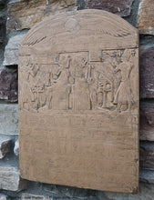 Load image into Gallery viewer, Egyptian Iretsekheru stele Thebes wall plaque art Sculpture 15.5" www.Neo-Mfg.com Museum Reproduction