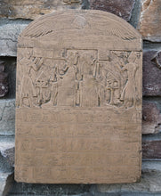 Load image into Gallery viewer, Egyptian Iretsekheru stele Thebes wall plaque art Sculpture 15.5" www.Neo-Mfg.com Museum Reproduction