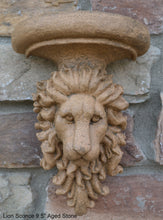 Load image into Gallery viewer, Lion sconce wall Sculpture plaque 9.5" www.Neo-Mfg.com Home decor