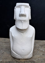 Load image into Gallery viewer, MOAI Hoa Hakananai'a Rapa Nui Stone Statue Sculpture www.Neo-Mfg.com 12" Easter island Museum reproduction