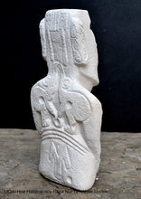 Load image into Gallery viewer, MOAI Hoa Hakananai'a Rapa Nui Stone Statue Sculpture www.Neo-Mfg.com 12" Easter island Museum reproduction