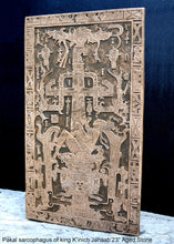 Load image into Gallery viewer, History Aztec Mayan sarcophagus of king K’inich Janaab’ Pakal wall plaque art 23" www.Neo-Mfg.com Grand Size