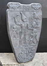 Load image into Gallery viewer, History Egyptian Palette of Narmer Sculptural wall relief www.Neo-Mfg.com 25" Museum reproduction Grand scale