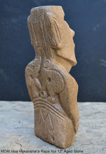 Load image into Gallery viewer, MOAI Hoa Hakananai'a Rapa Nui Stone Statue Sculpture www.Neo-Mfg.com 12" Easter island Museum reproduction