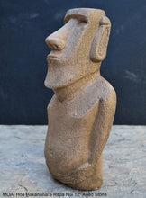 Load image into Gallery viewer, MOAI Hoa Hakananai'a Rapa Nui Stone Statue Sculpture www.Neo-Mfg.com 12" Easter island Museum reproduction