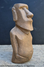 Load image into Gallery viewer, MOAI Hoa Hakananai'a Rapa Nui Stone Statue Sculpture www.Neo-Mfg.com 12" Easter island Museum reproduction