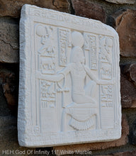 Load image into Gallery viewer, Egyptian HEH God Of Infinity Tutankhamen Fragment Plaque Wall Frieze 11" www.NEO-MFG.com