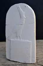 Load image into Gallery viewer, Egyptian Horus Falcon Stela Artifact Carved Sculpture Statue www.Neo-Mfg.com Wall art 8.5" Museum Reproduction g7