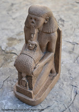 Load image into Gallery viewer, History Egyptian Senenmut senmout Artifact Sculpture Statue 8.25" www.Neo-Mfg.com Museum reproduction