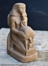 Load image into Gallery viewer, History Egyptian Senenmut senmout Artifact Sculpture Statue 8.25" www.Neo-Mfg.com Museum reproduction