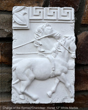 Load image into Gallery viewer, Charge of the Roman Charioteer Horse Sculpture Statue Chariot Horse 12" wall sculpture www.Neo-mfg.com m4