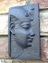 Load image into Gallery viewer, History Egyptian Stela Fragment carving Sculptural wall relief plaque www.Neo-Mfg.com 7" b29