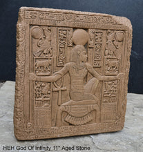 Load image into Gallery viewer, Egyptian HEH God Of Infinity Tutankhamen Fragment Plaque Wall Frieze 11" www.NEO-MFG.com