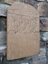 Load image into Gallery viewer, Egyptian Iretsekheru stele Thebes wall plaque art Sculpture 15.5" www.Neo-Mfg.com Museum Reproduction