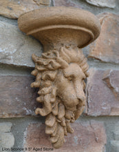 Load image into Gallery viewer, Lion sconce wall Sculpture plaque 9.5" www.Neo-Mfg.com Home decor