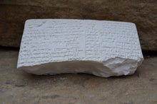 Load image into Gallery viewer, Sumerian Gilgamesh epic in cuneiform Tablet Cuneiform Sculptural www.Neo-Mfg.com museum reproduction 5.9"