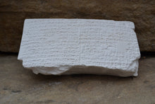 Load image into Gallery viewer, Sumerian Gilgamesh epic in cuneiform Tablet Cuneiform Sculptural www.Neo-Mfg.com museum reproduction 5.9"