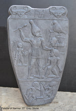 Load image into Gallery viewer, History Egyptian Palette of Narmer Sculptural wall relief www.Neo-Mfg.com 25" Museum reproduction Grand scale