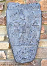 Load image into Gallery viewer, History Egyptian Palette of Narmer Sculptural wall relief www.Neo-Mfg.com 25" Museum reproduction Grand scale