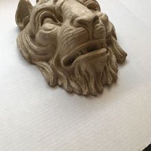 Load image into Gallery viewer, Animal LION head sculpture wall art frieze www.Neo-Mfg.com face home decor
