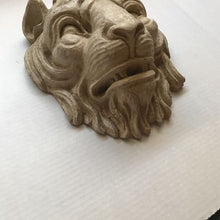 Load image into Gallery viewer, Animal LION head sculpture wall art frieze www.Neo-Mfg.com face home decor